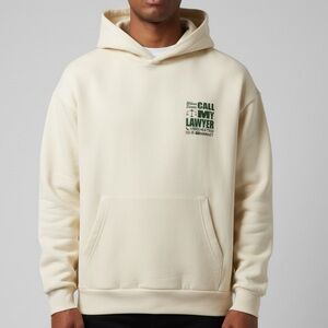 NEW CHINATOWN MARKET 24 hr Lawyer Service Hoodie Cream Unisex